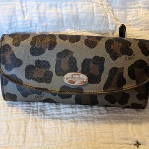 Authentic Leopard Coach Wallet